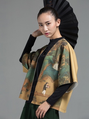 芥末原创 如栩 印花宽松外套汉服 - 聚美优品 - 最大正品化妆品电商,在美上市,品牌防伪码,7天无理由退货,质量保险